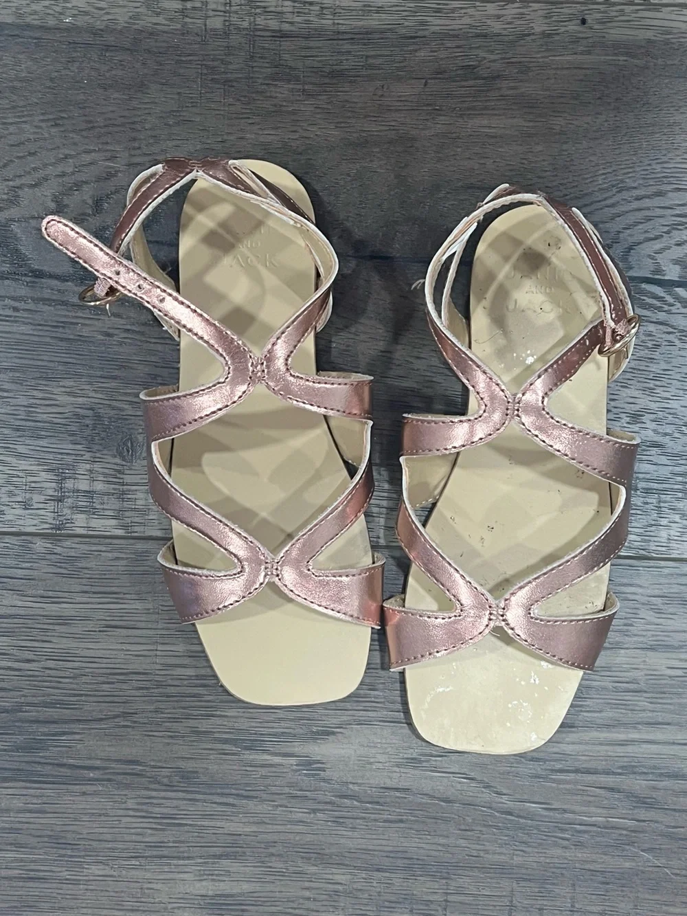 Janie and Jack Size 11 Little Girls Sandals